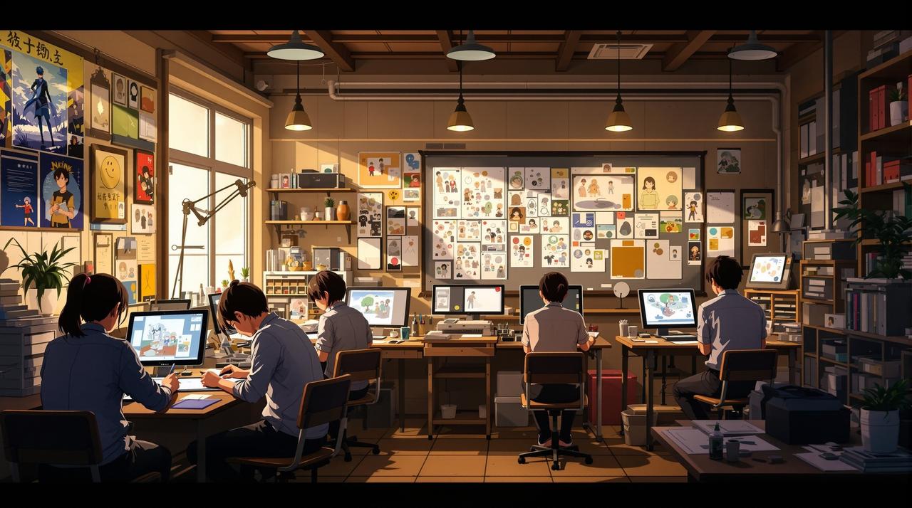 从零开始的动漫制作：揭秘日本动画制作流程 - 呱呱漫画资讯